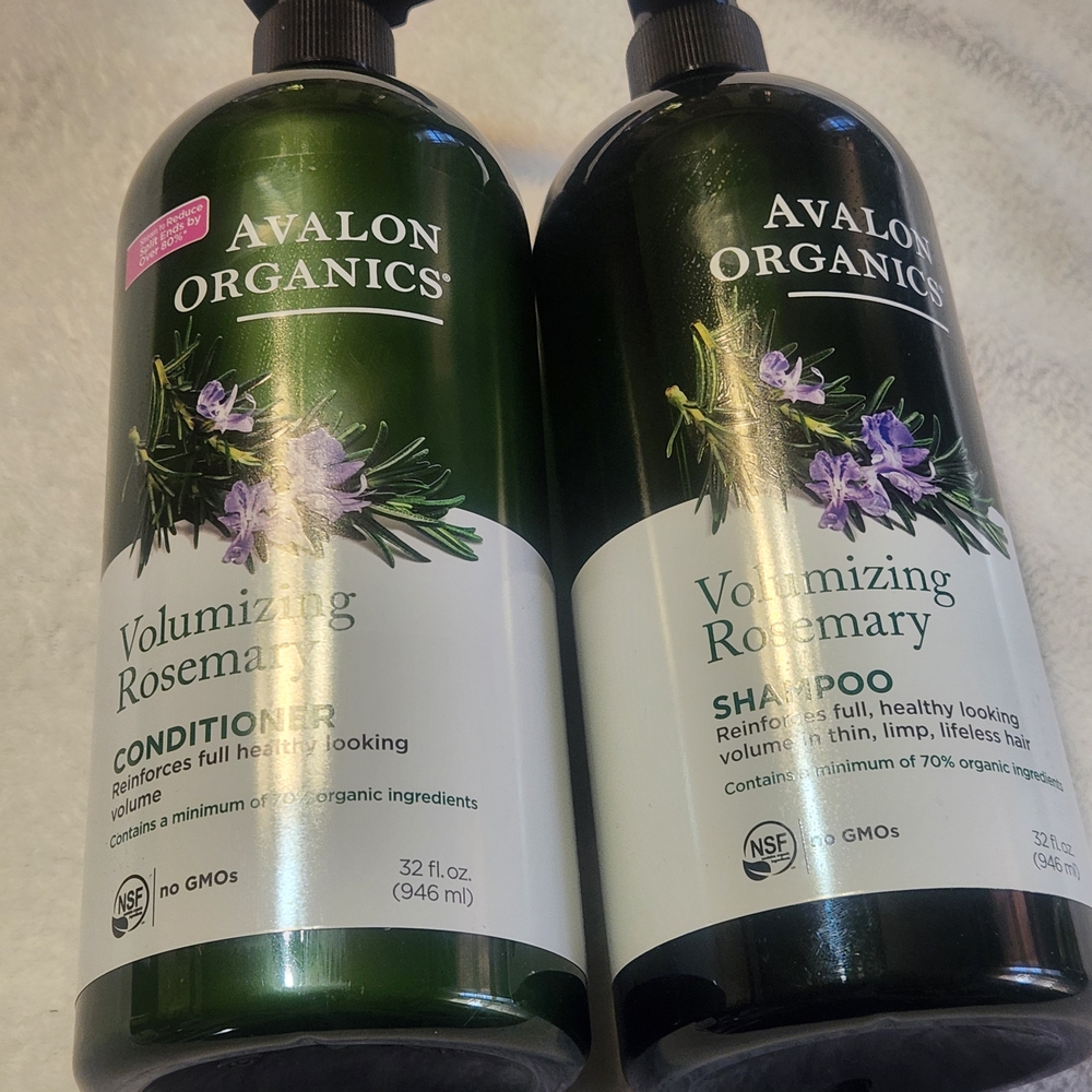 Volumizing Rosemary Shampoo and Conditioner Set - Green